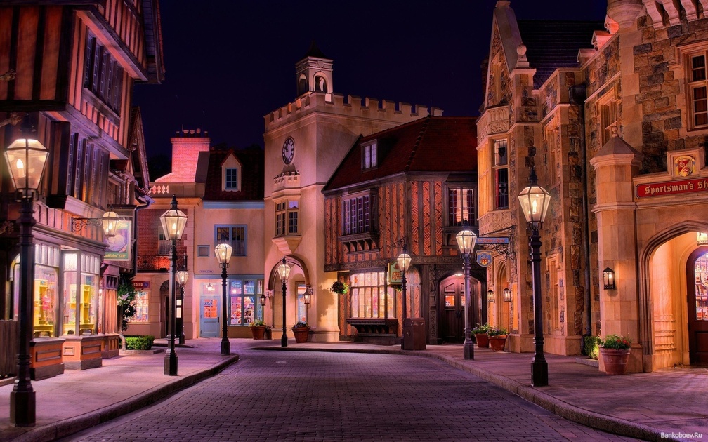 Main Street At Night
