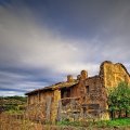abandoned stone cabin on spanish farm