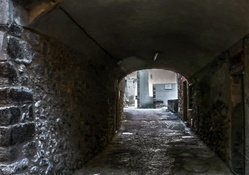 dark alley tunnel
