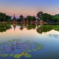 sukhothai historical park in bankok thailand