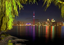 Nightscape of Toronto, Canada