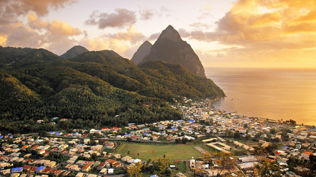 Saint Lucia Cityscape