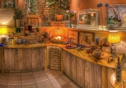 a lovely decorated buffet server hdr