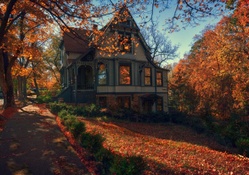 House in Autumn
