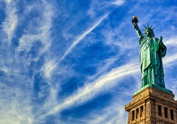 the beautiful statue of liberty