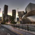 beautiful disney concert hall in los angeles hdr