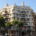 casa mila a gaudi building in barcelona