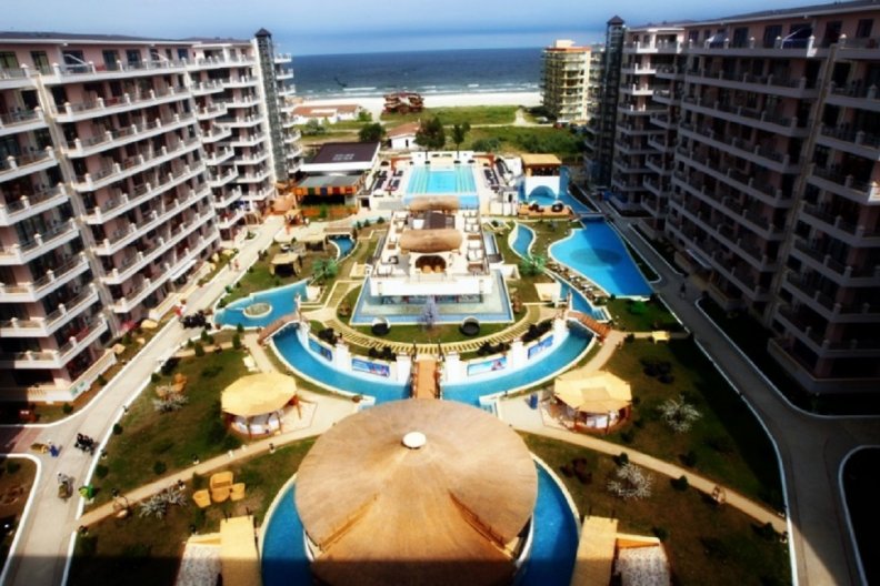 hotels area near the sea