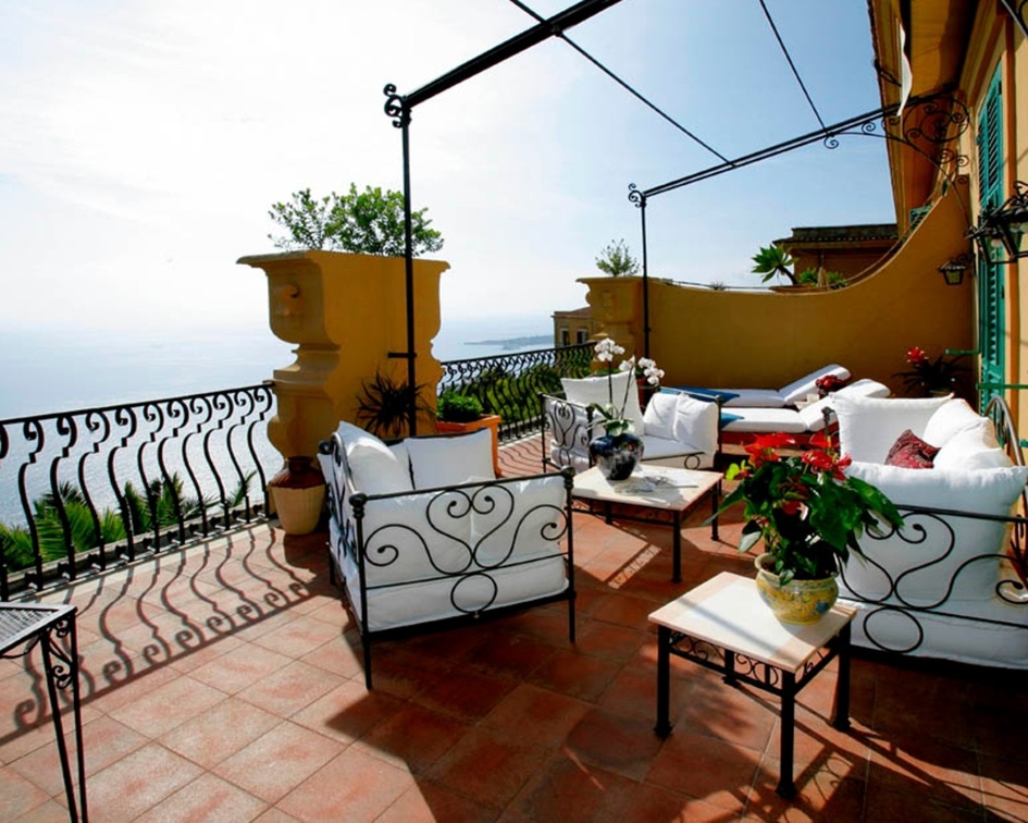 Terrace of Italian Home