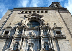 The Santa Maria Cathedral in Girona built in 1733