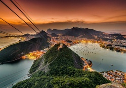 Rio de Janeiro at Sunset