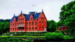 beautiful swedish castle hdr
