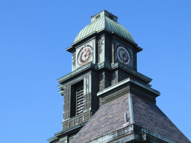 The Clock Tower On Time