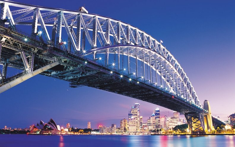 Sydney Bridge and Skylines, Australia