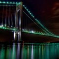 fantastic verazzano bridge in green light