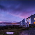 lovely home on the bay in violet dusk