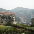 wonderful monasteries on cliffs in greece
