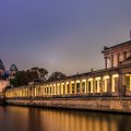 berlin cathedral and nuseum at night