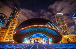 &quot;The Bean&quot; Cloud Gate Sculpture Chicago