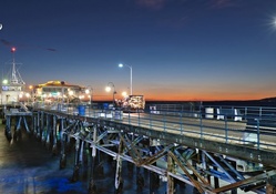 wonderful pier at night