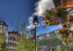 resort town of banff in canada