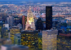 the chrysler building in nyc in focus