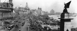 retro view of shanghai china