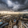 outstanding panorama of london hdr