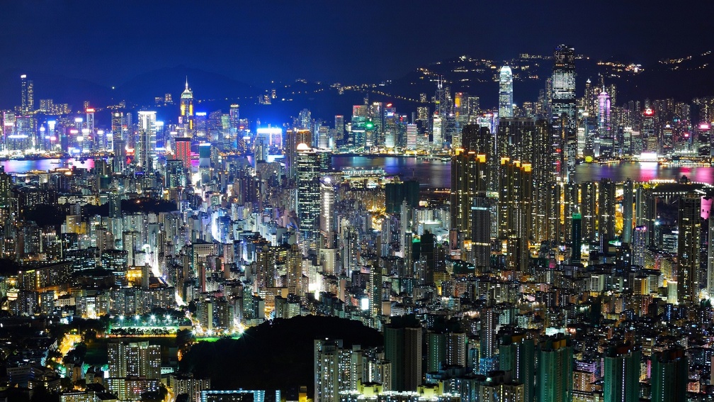 hong kong massive cityscape