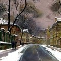 Snowy Russian Street 1