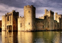 fabulous bodiam castle in england hdr