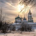 vvedensky tolga convent russia in winter