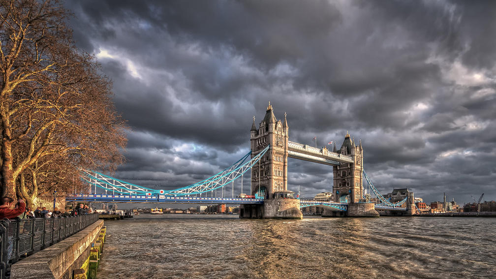 magnificent tower bridge on the thames hdr