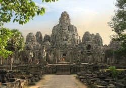 beautiful eastern temple