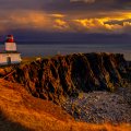 gorgeous cape d'or lighthouse in nova scotia hdr