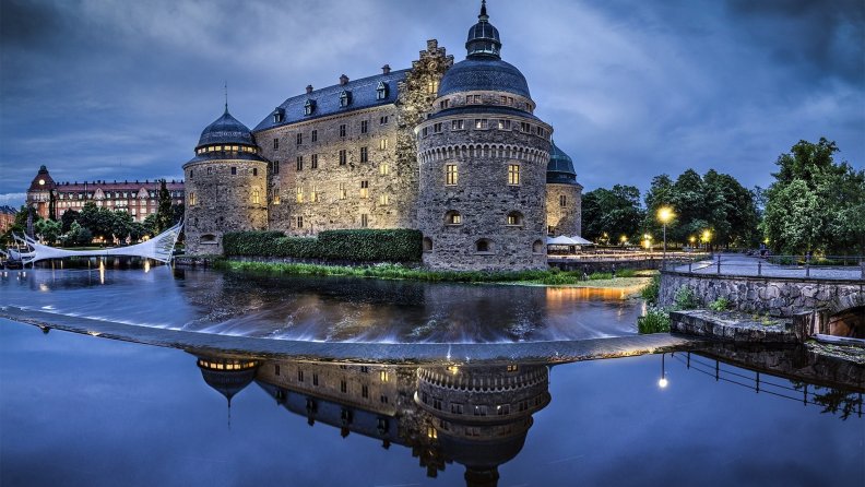 wonderful orebro castle in sweeden