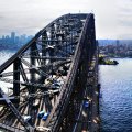 great view above the sydney harbour bridge