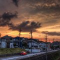 Sunset in Okazaki