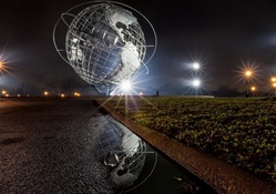 the unisphere at flushing meadow park nyc