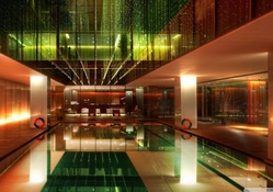fantastic modern hotel lobby