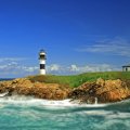 lighthouse on a wonderful island in spain