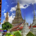 temple in bankok thailand hdr