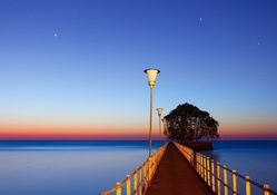 gorgeous sunrise pier