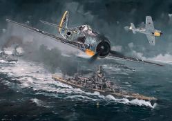 WWII Warplane Scene