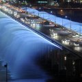 rainbow fountain bridge in soul korea