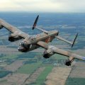 vintage british avro lancaster WWII bomber