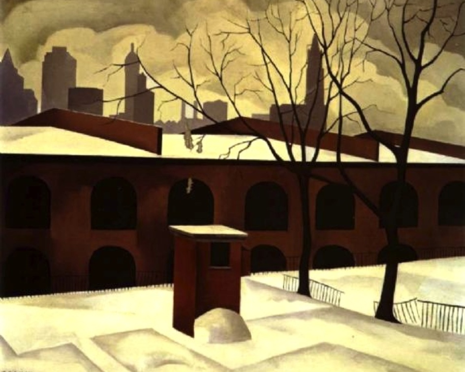 George Copeland Ault _ View From Brooklyn