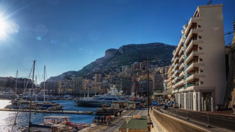 monaco from the waterfront