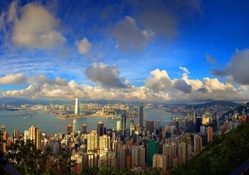 awesome view of hong kong