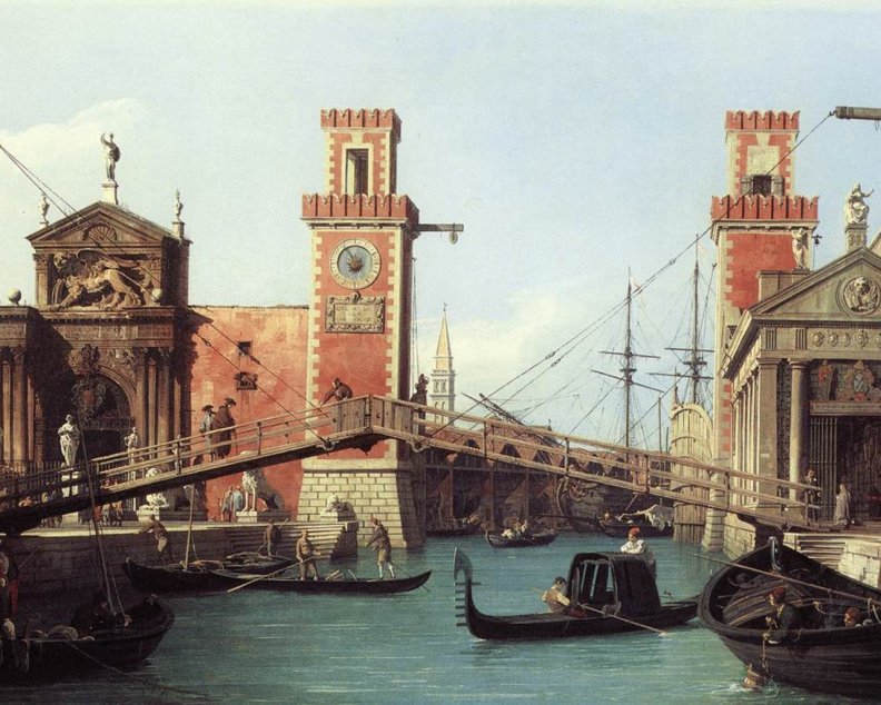 Canaletto _ View of the Entrance to the Arsenale